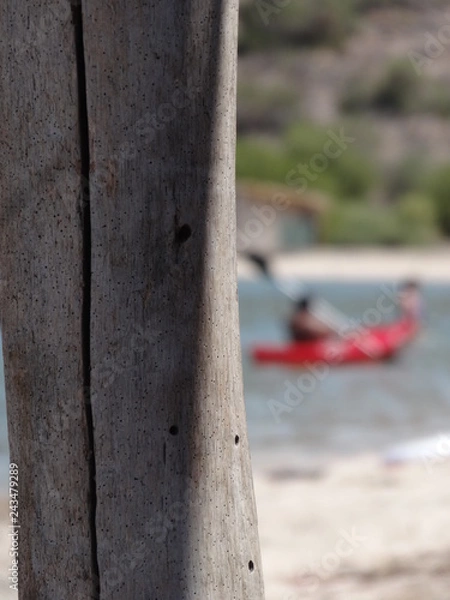 Obraz desenfoque playa