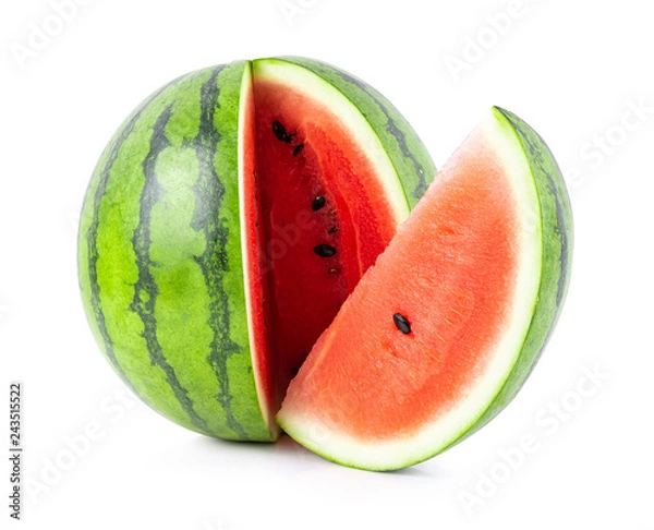 Obraz watermelon isolated on white background