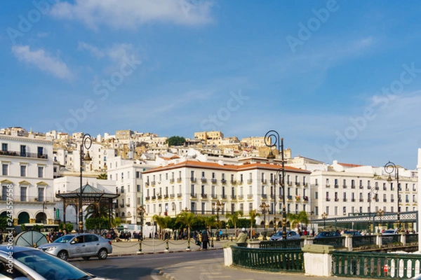 Obraz View from Djamaa El Djedid mosque to Kasbah district. Algeria