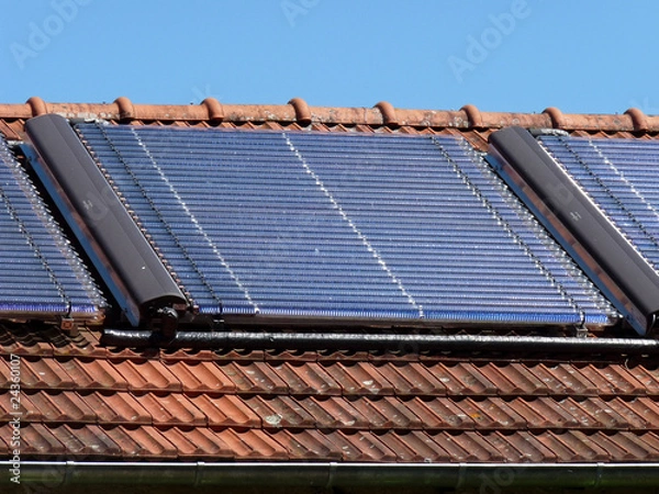 Fototapeta Panneaux solaires