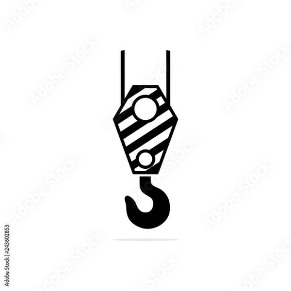 Fototapeta Hook icon. Vector concept illustration for design.