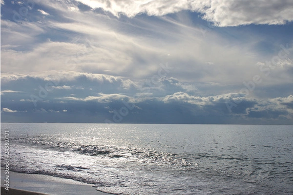Obraz Seascape at noon, Black Sea, Abkhazia