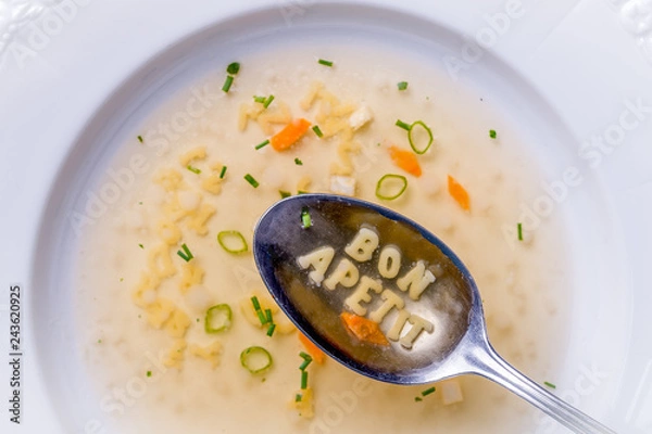 Obraz Buchstabensuppe bon apetit