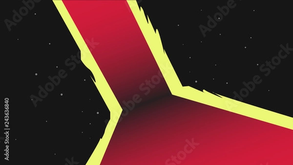 Obraz Red carpet in space