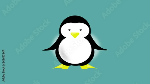 Obraz Tło pingwina