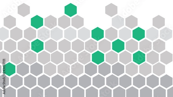 Fototapeta Hexagon pattern