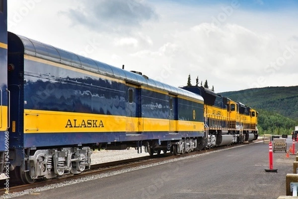 Fototapeta Alaska`s Railroad