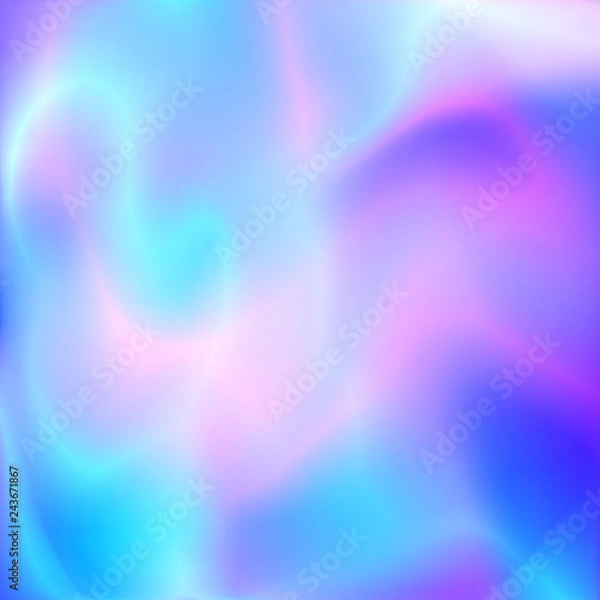 Fototapeta Holografic foil background. Vector image