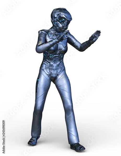 Fototapeta サイバーウーマン