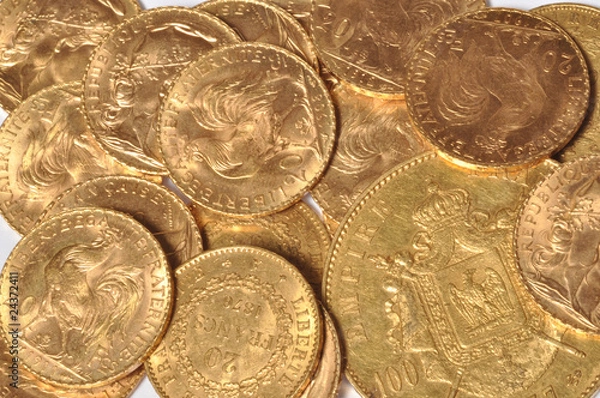 Obraz trésor en pièces d'or