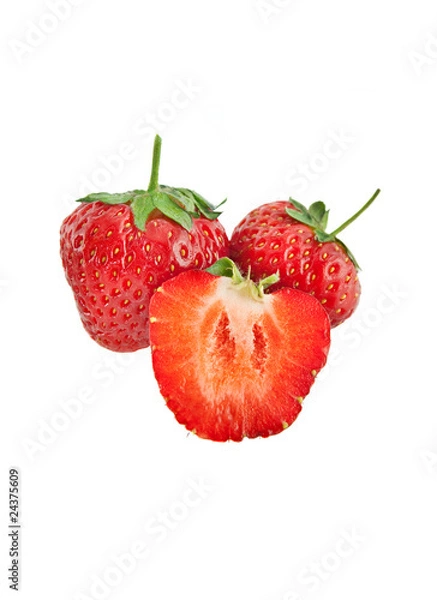 Obraz Three strawberries