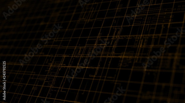 Obraz Abstract blurprint background 