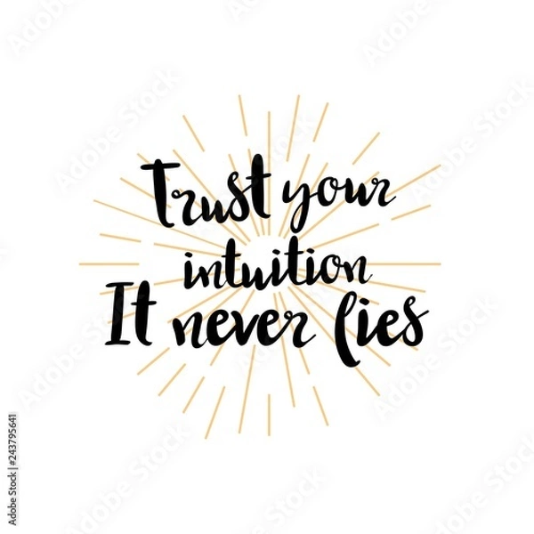 Obraz hand drawn vector lettering