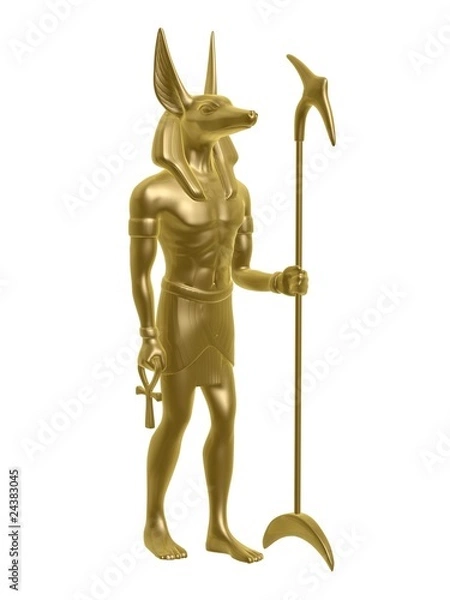 Obraz golden anubis