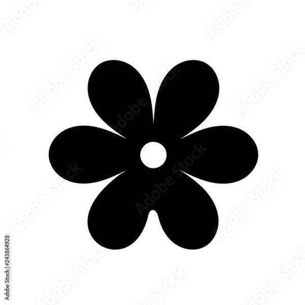 Obraz flower silhouette