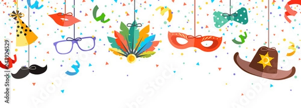 Obraz kolorowe tło karnawału