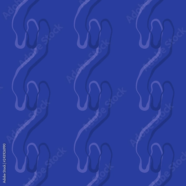 Fototapeta Seamless pattern background with multi-colored wavy lines.
