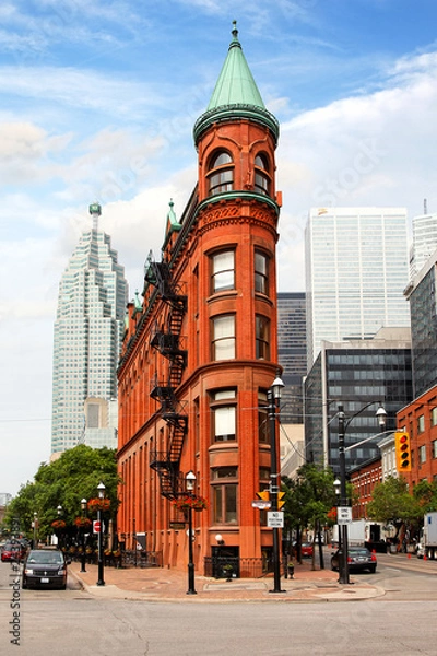 Obraz Budynek Flatiron w Toronto