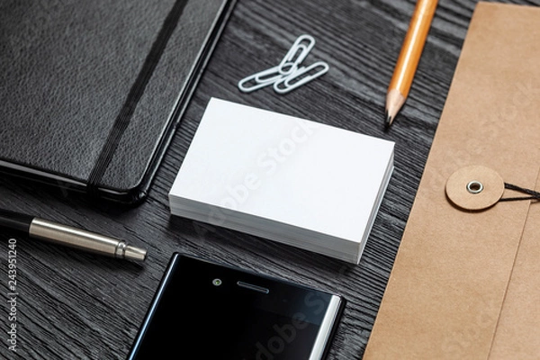 Obraz Czyste wizytówki