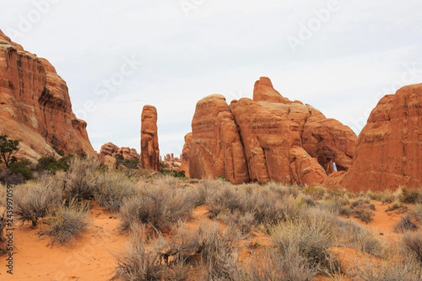 Fototapeta Beautiful Image taken at Arches National Park in Utah