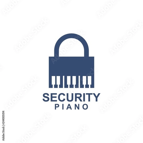 Fototapeta secure logo template
