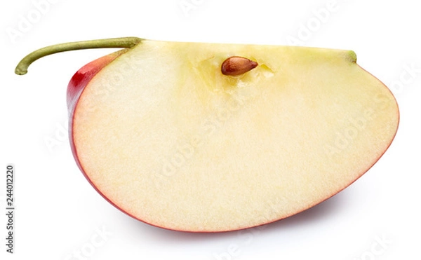 Fototapeta Red apple isolated on white