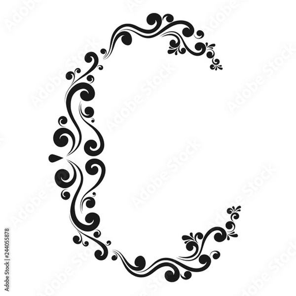 Obraz Caligraphic letter C