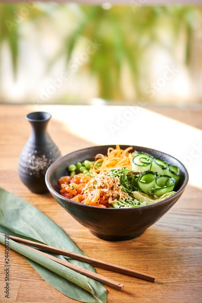 Obraz Poke bowl on table