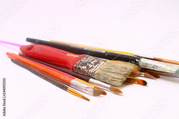 Fototapeta Colorful paint brushes