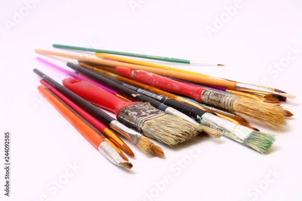 Fototapeta Colorful paint brushes