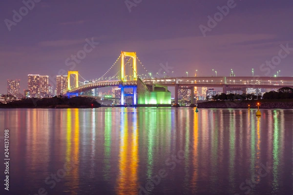 Fototapeta 風景物語（冬のお台場からの夜景）