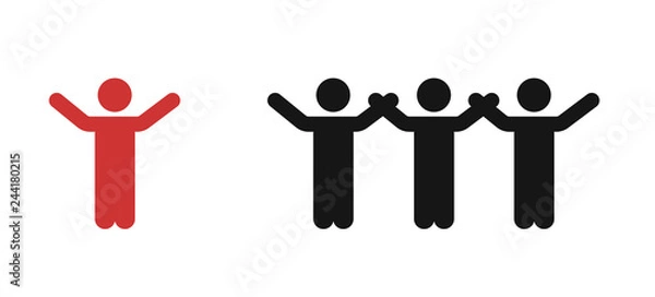 Obraz Independence - flat vector graphic with transparent background