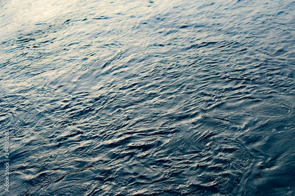 Obraz Blue and turquoise water with irregular wave structure