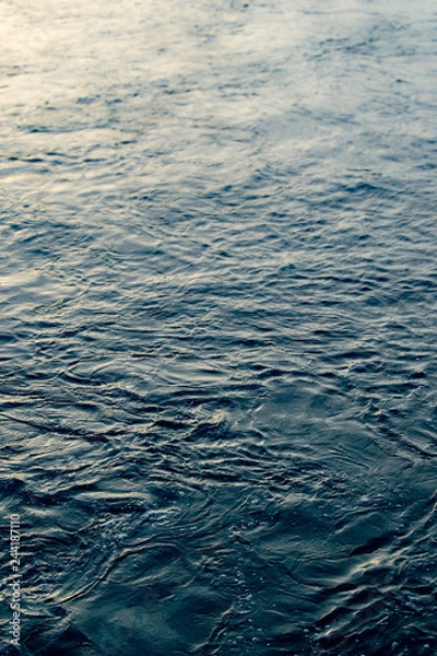 Obraz Blue and turquoise water with irregular wave structure