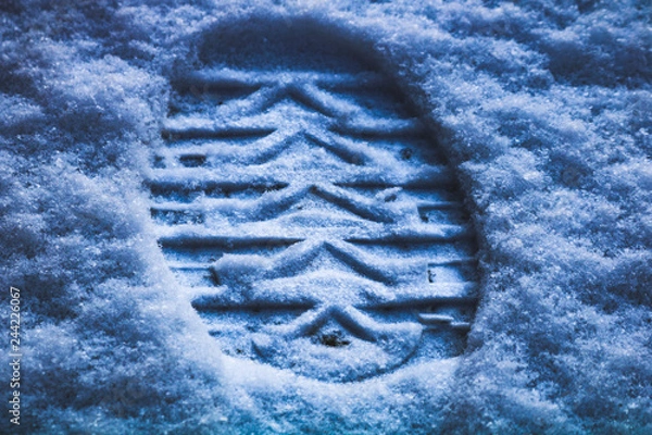 Obraz Boot Print Snow