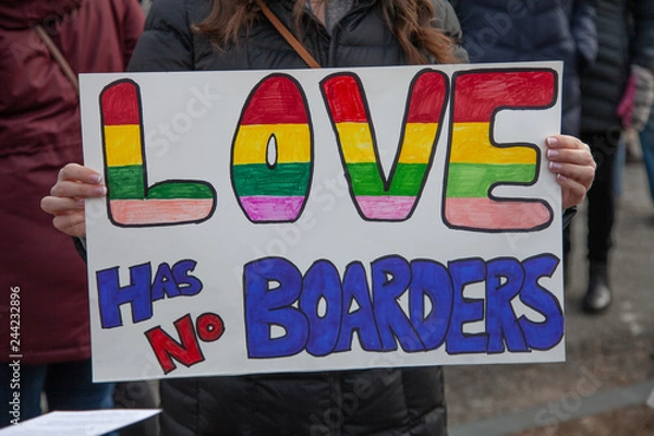 Obraz Love Has No Borders