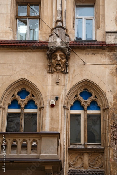 Fototapeta Ancient architecture in Lviv 