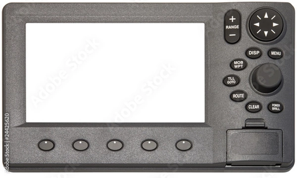 Obraz Sonar fish finder isolated with clipping path