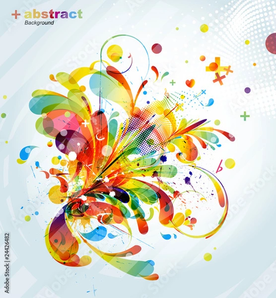 Obraz wave background