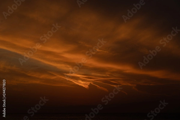 Obraz 湘南夕暮れ１