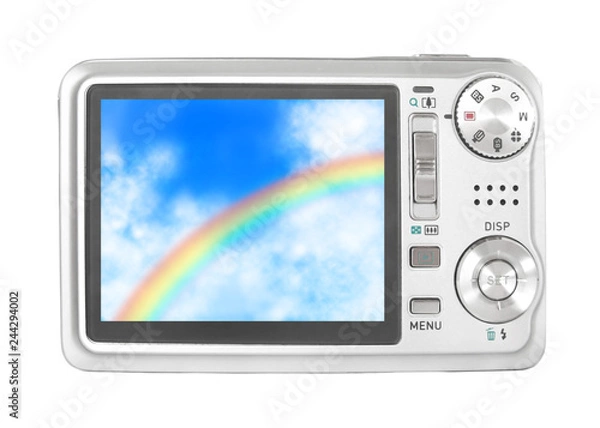 Obraz デジカメに映る写真