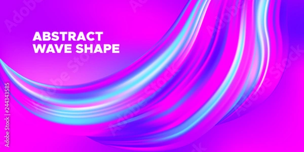 Fototapeta Abstract Wave Flow Background.