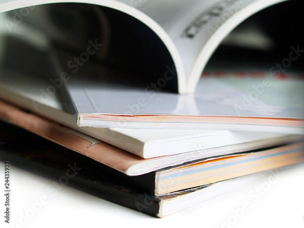 Obraz stack of magazines