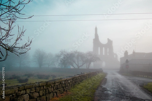 Fototapeta Byland Abbey ruins