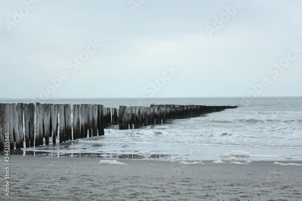Obraz Endless path into the sea