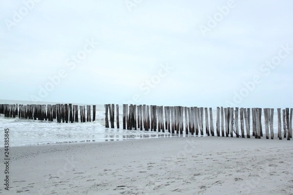 Obraz Endless path into the sea