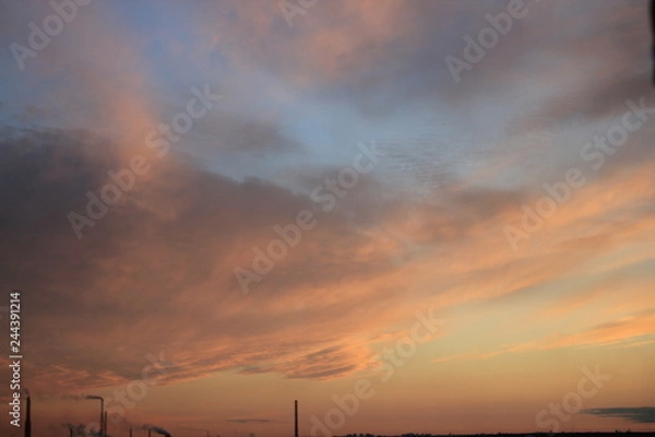 Fototapeta sunset on beach