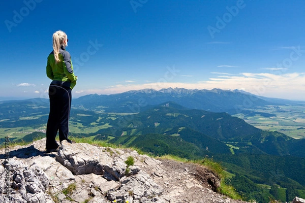 Obraz View from Velky Chocz, Slovakia