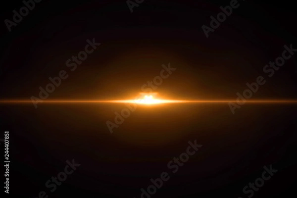 Fototapeta real light leaks and lens flare overlays, cool warm gold tint color