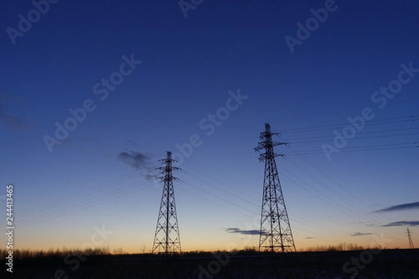 Obraz 冬の夜明け前